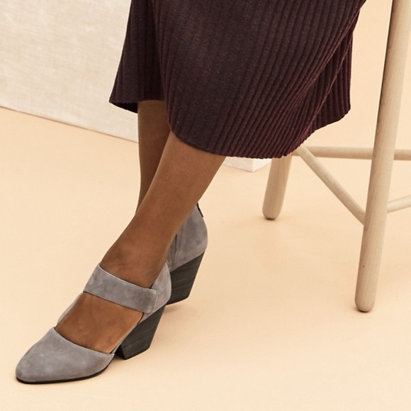 Eileen Fisher Black Mina Suede Shoes SZ 9 - Picture 4 of 12